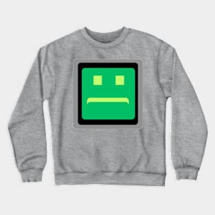 unhappy computer Crewneck Sweatshirt